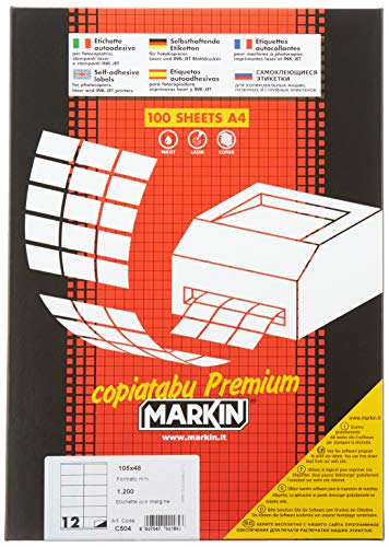 Fjodorowitsch Markin 210 C504 Etiketten weiß von MarkIn