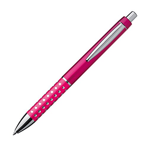 10 Kugelschreiber / "Glitzer" / Farbe: pink von Markenlos