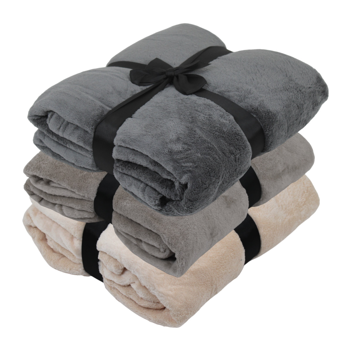 3er Set Kuscheldecke 150x200 cm Fleecedecke Picknickdecke Decke weich flauschig 3er Set Kuscheldecke 150x200 cm Fleecedecke Picknickdecke Decke weich flauschig von Markenlos