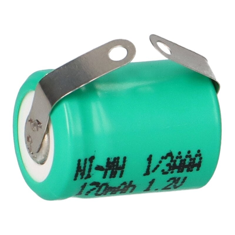Akku Zelle 1,2V 170mAh 1/3 AAA mit U Lötfähne NiMH Akku Zelle 1,2V 170mAh 1/3 AAA mit U Lötfähne NiMH von Markenlos
