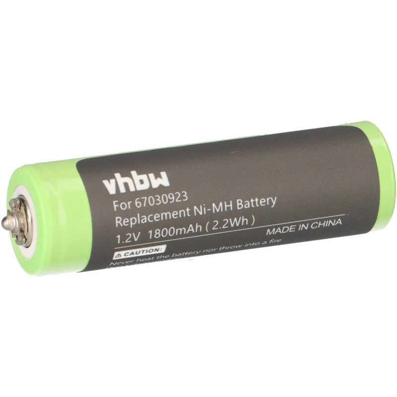 Akku für Braun 67030923 NI-MH, 1.2V, 1800mAh Akku für Braun 67030923 NI-MH, 1.2V, 1800mAh von Markenlos