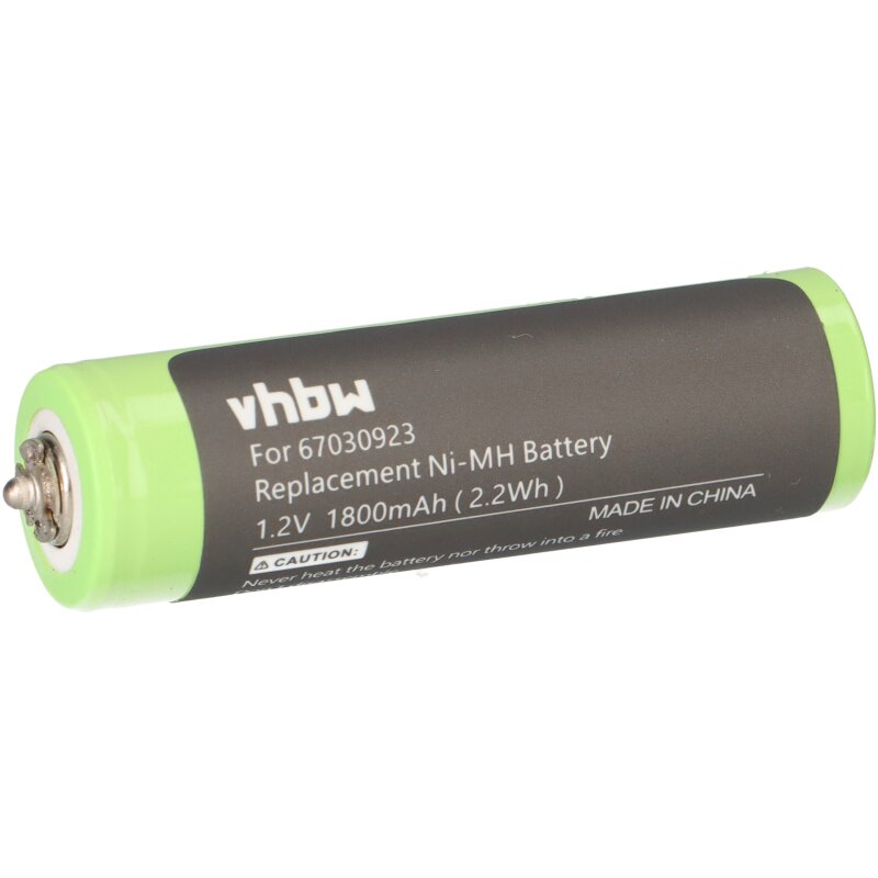 Akku für Braun 67030923 NI-MH, 1.2V, 1800mAh Akku für Braun 67030923 NI-MH, 1.2V, 1800mAh von Markenlos