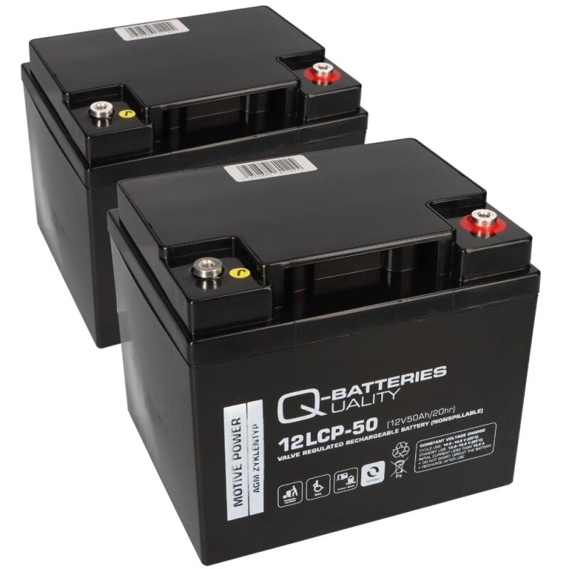 Akku kompatibel E-Mobil Bischhoff & Bischhoff 2x 12V 50Ah Akku kompatibel E-Mobil Bischhoff & Bischhoff 2x 12V 50Ah von Markenlos