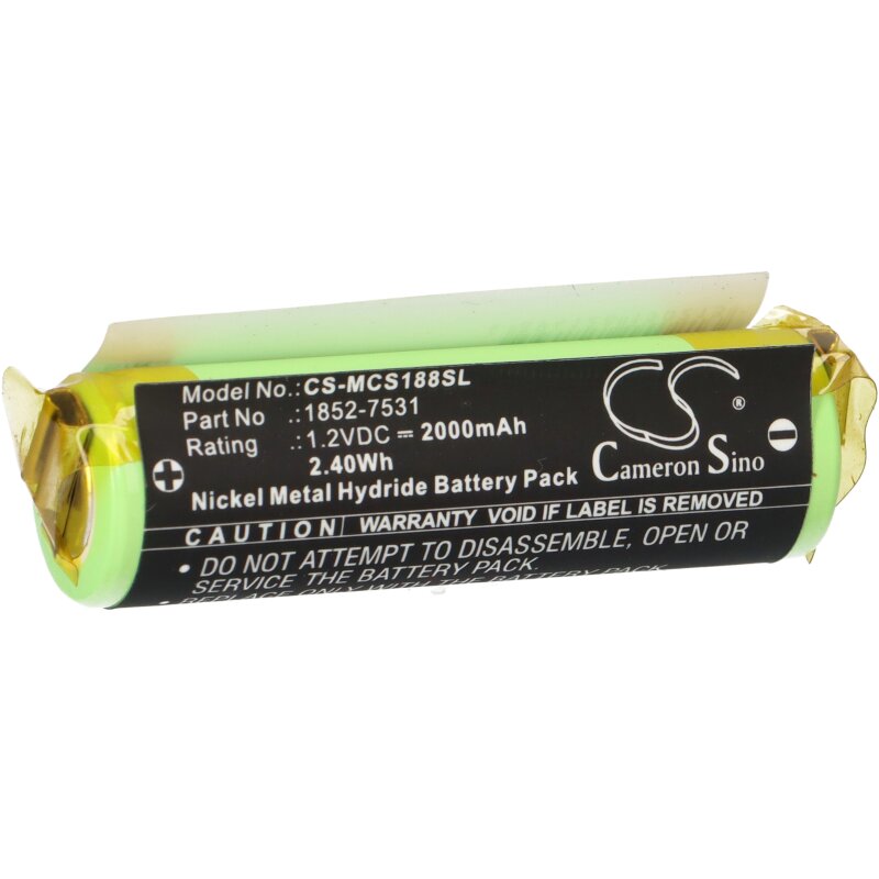 Akku kompatibel Moser Easy Style 1881 1.2V 2000mAh Ni-MH Akku kompatibel Moser Easy Style 1881 1.2V 2000mAh Ni-MH von Markenlos