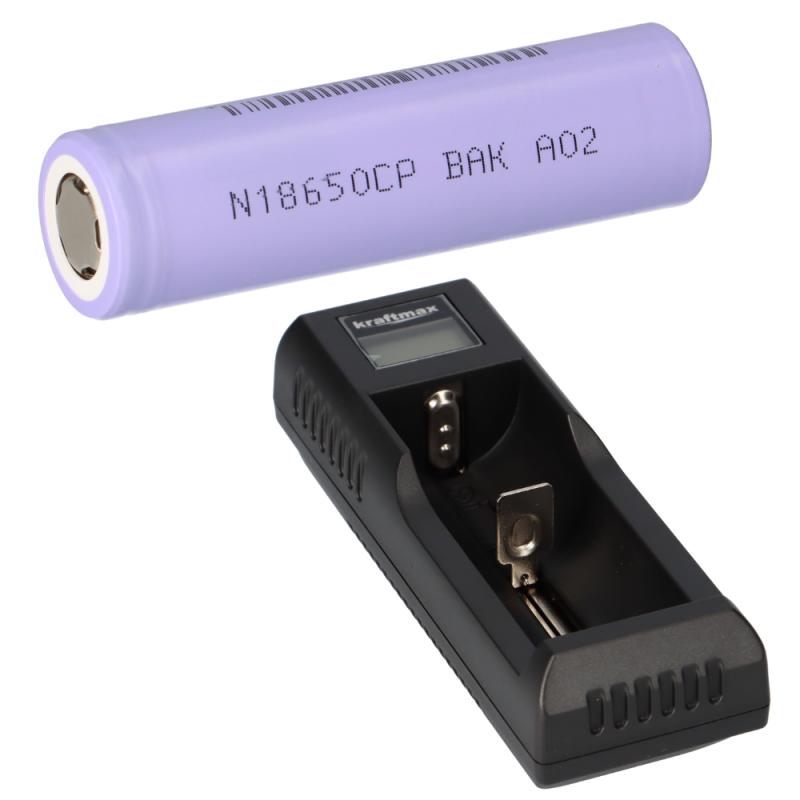 Kraftmax BC-1000 Ladegerät + TerraE INR 18650 35E Kraftmax BC-1000 Ladegerät + TerraE INR 18650 35E von Markenlos