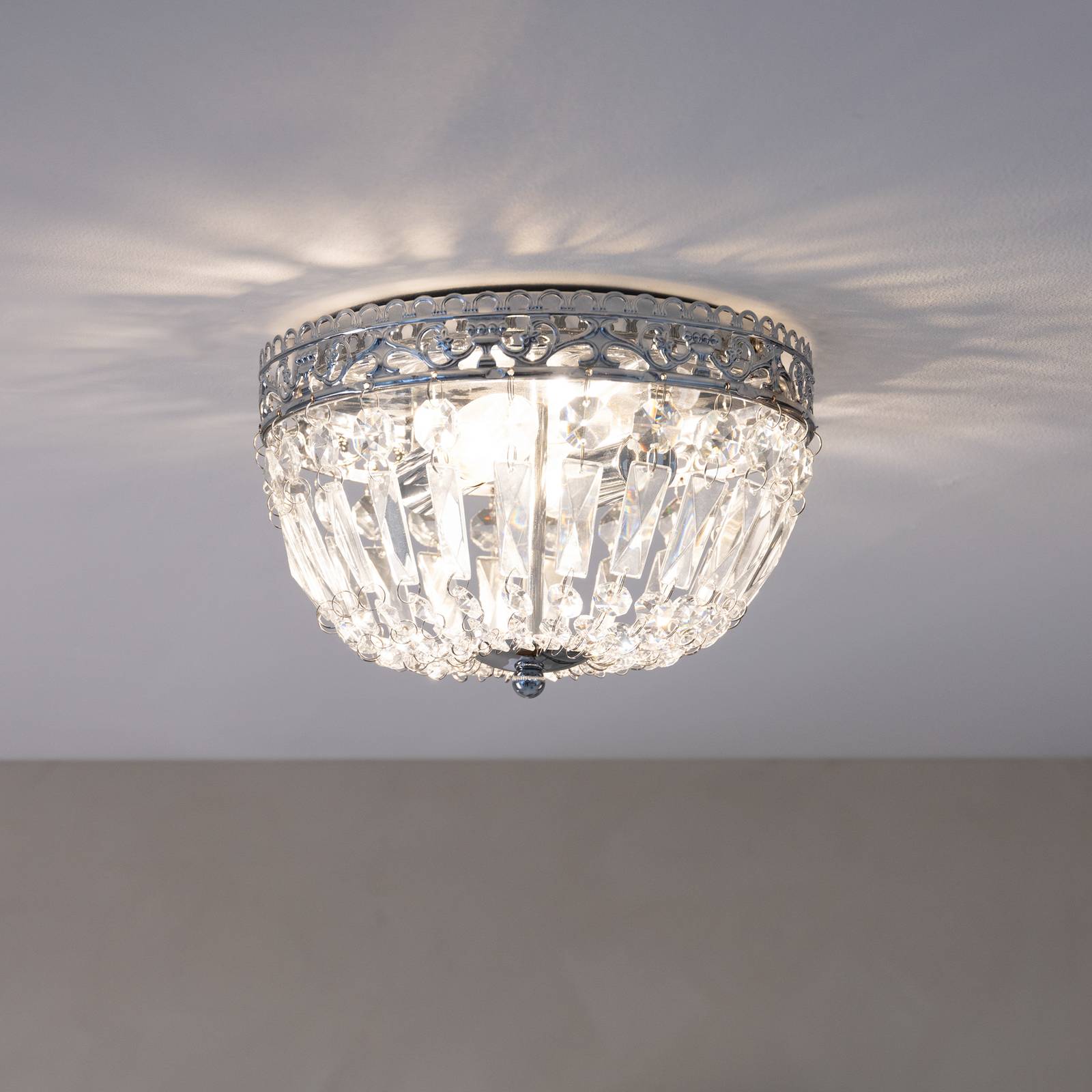 Deckenlampe Etienne Glaskristalle Ø 25cm chrom Deckenlampe Etienne Glaskristalle Ø 25cm chrom von Markslöjd