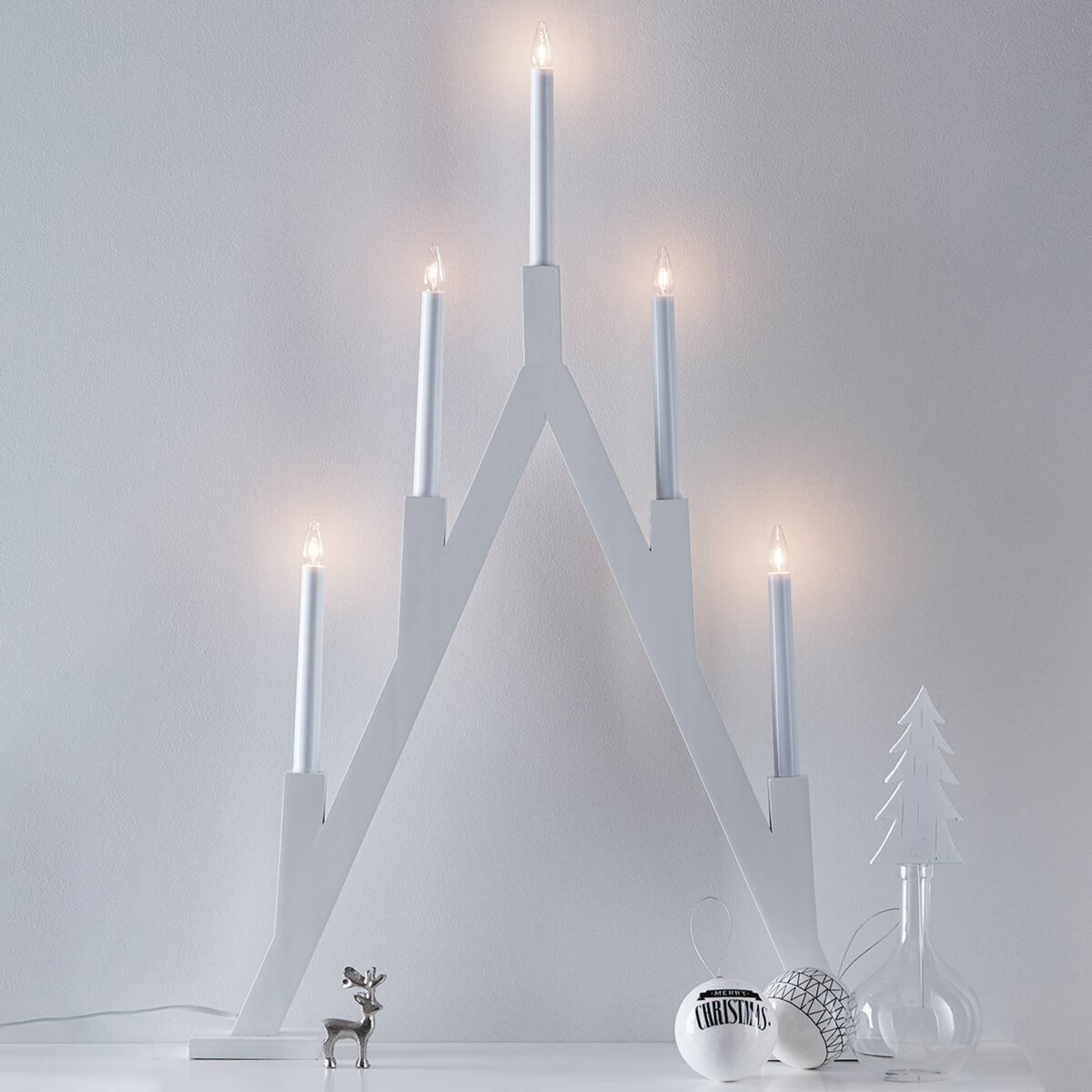 Geradlinig gestalteter Kerzenleuchter Bjurfors von Markslöjd