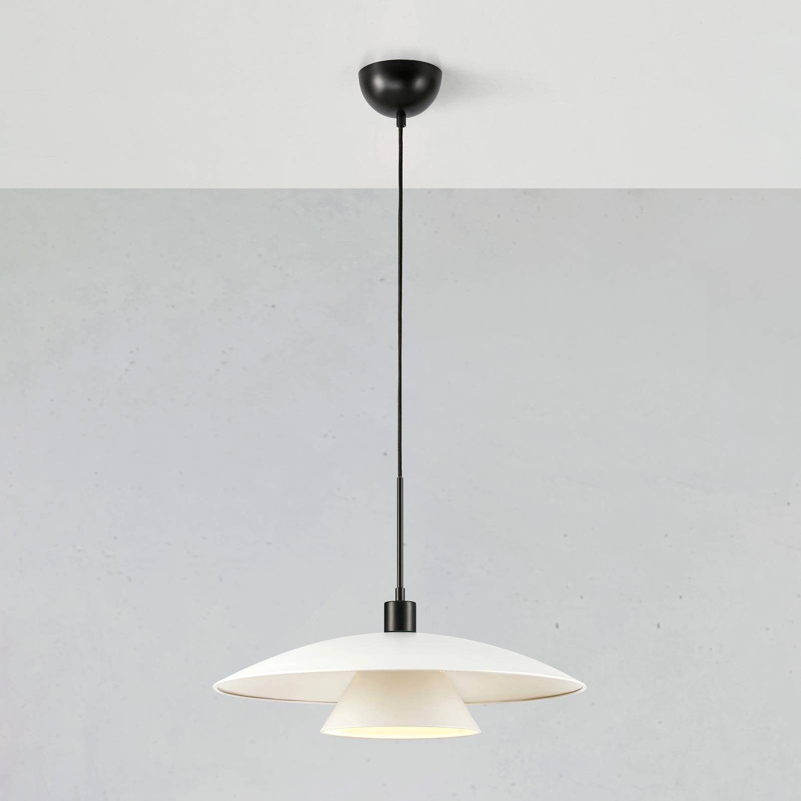 Hängeleuchte Millinge, weiß, Metall, Ø 50 cm Hängeleuchte Millinge, weiß, Metall, Ø 50 cm von Markslöjd