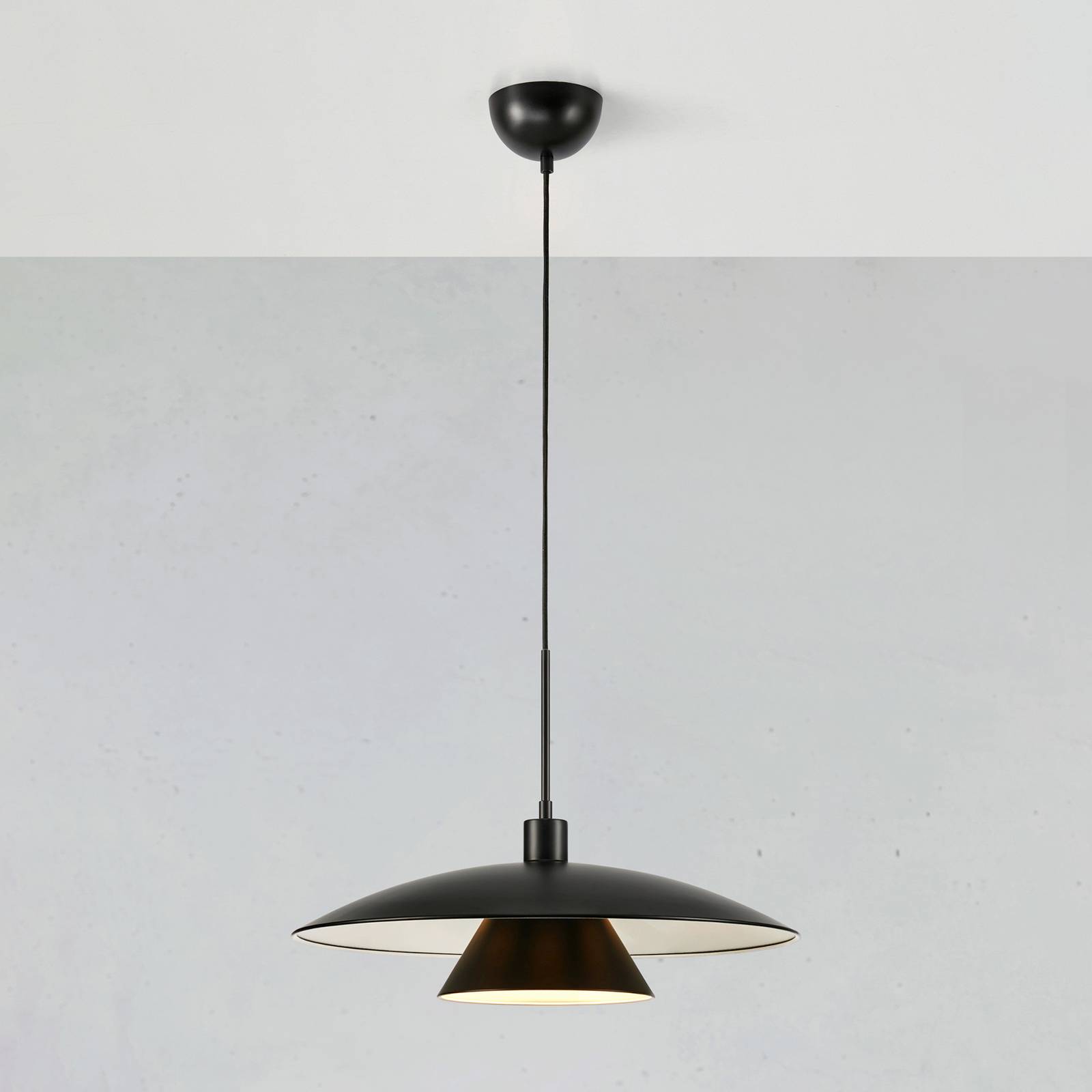 Hängeleuchte Millinge schwarz, Metall, Ø 50 cm Hängeleuchte Millinge schwarz, Metall, Ø 50 cm von Markslöjd