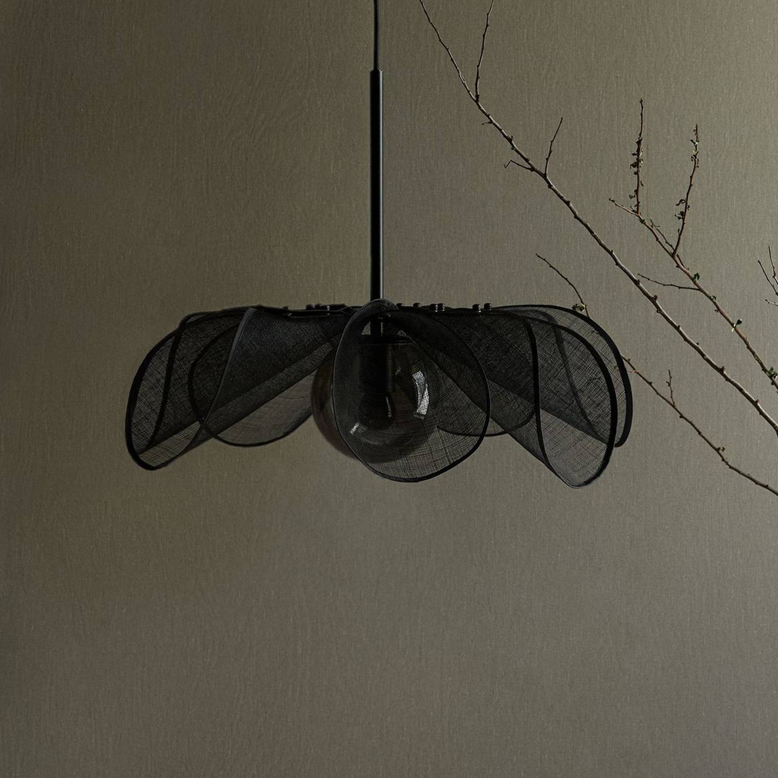 Hängeleuchte Styrka, Ø 63cm, schwarz/rauchgrau, Bananenfaser Hängeleuchte Styrka, Ø 63cm, schwarz/rauchgrau, Bananenfaser von Markslöjd