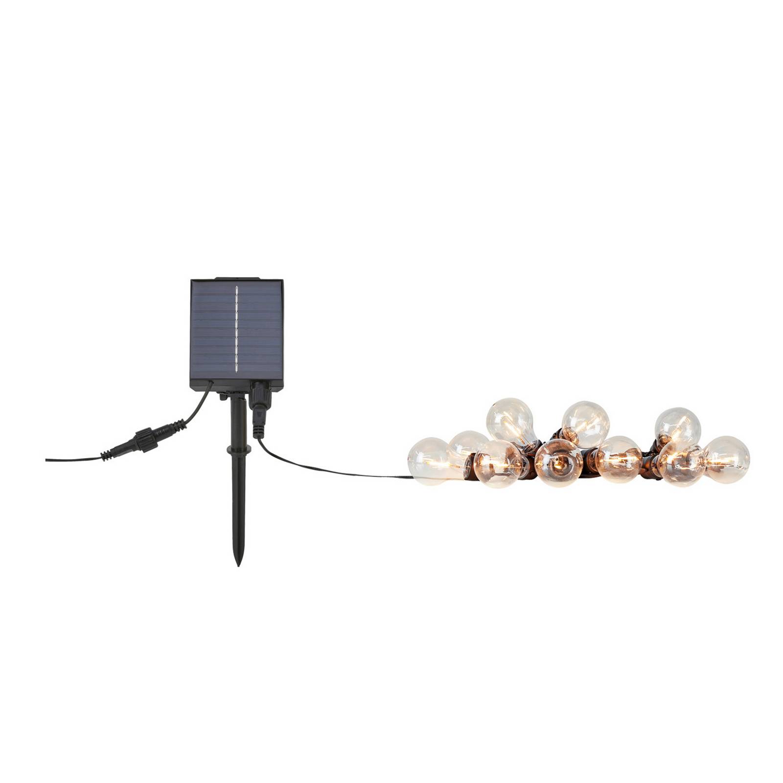Lichterkette Suno, Solar, USB, Kunststoff, 10-flammig, IP44 Lichterkette Suno, Solar, USB, Kunststoff, 10-flammig, IP44 von Markslöjd