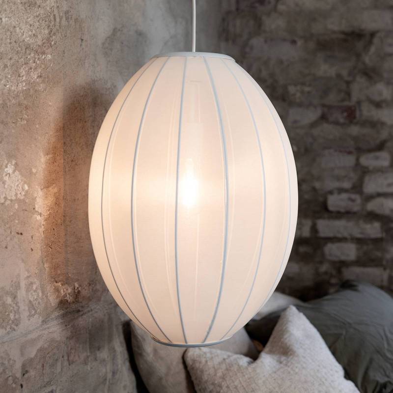 Pendellampe Florence, weiß, Ø 40 cm, Nylon von Markslöjd