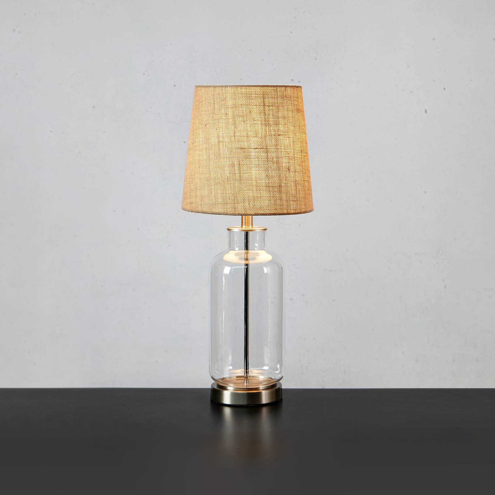 Tischleuchte Costero, transparent/natur, 61,5 cm Tischleuchte Costero, transparent/natur, 61,5 cm von Markslöjd