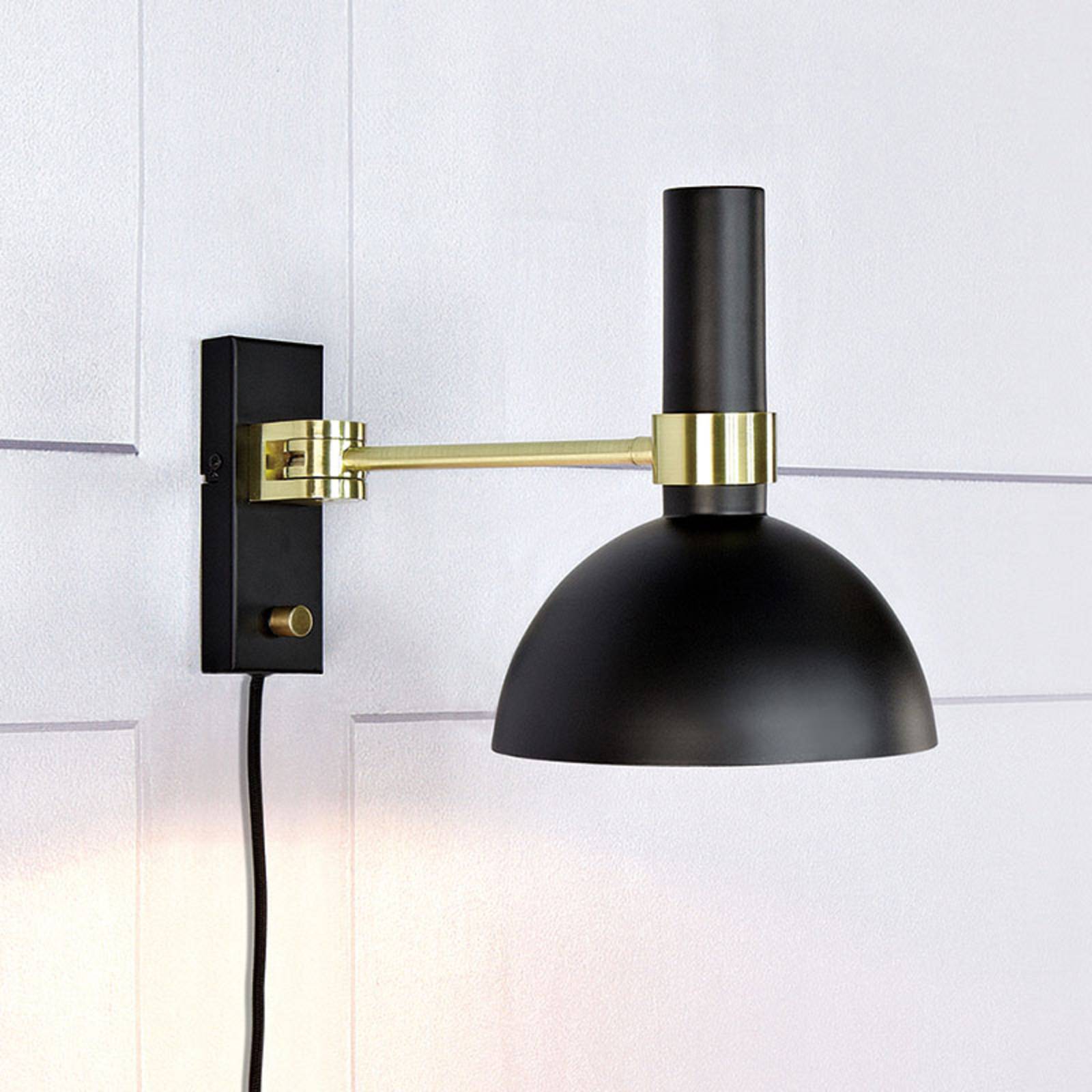 Wandleuchte Larry mit Dimmer, messing Wandleuchte Larry mit Dimmer, messing von Markslöjd