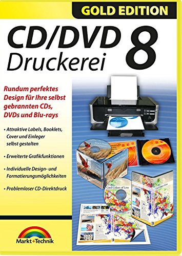 CD/DVD Druckerei 8 von Markt + Technik