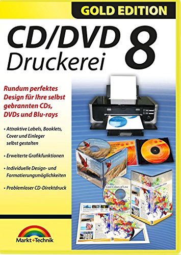 CD/DVD Druckerei 8 CD/DVD Druckerei 8 von Markt + Technik