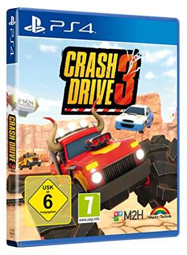 CRASH DRIVE 3 - verrückteste Auto Stunt Rallye für PlayStation 4 von Markt + Technik