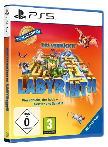 Das verrückte Labyrinth - Familien Spieleklassiker für 1 - 4 Spieler für PS5 von Markt + Technik