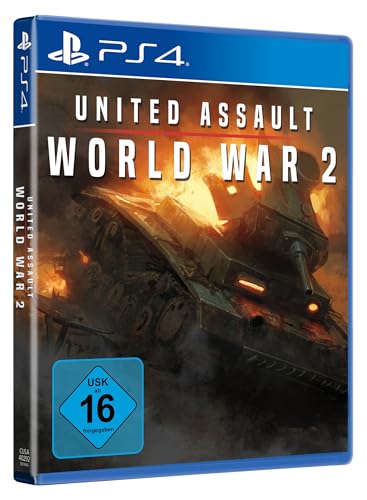United Assault World War 2 - Zweiter Weltkrieg PAZIFIK – OSTFRONT – NORDAFRIKA – WESTFRONT Shooter Action für PS4 von Markt + Technik