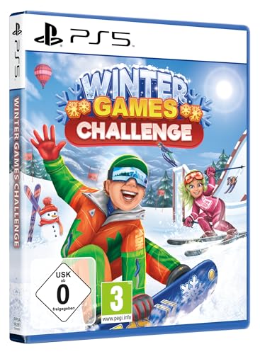 Winter Games Challenge - 8 Sportarten - Snowboard, Alpin, Riesenslalom, Skispringen, Curling, Rennrodeln, Bobfahren, Trickski für PS5 von Markt + Technik