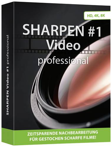 Markt & Technik SHARPEN Video 1 PRO Vollversion, 1 Lizenz Windows Videobearbeitung von Markt & Technik