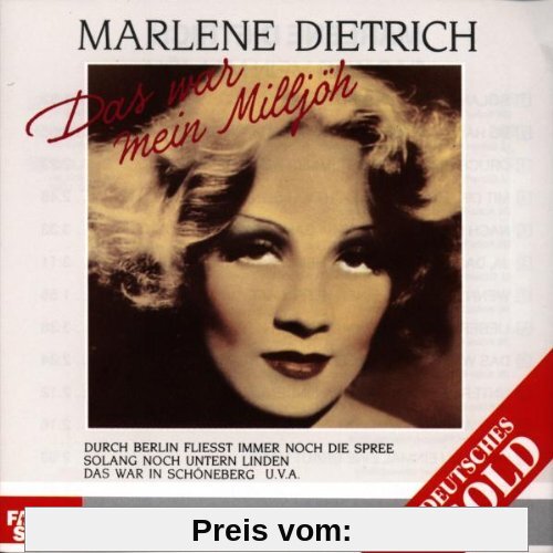 Das War Mein Milljöh von Marlene Dietrich