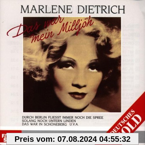 Das War Mein Milljöh von Marlene Dietrich