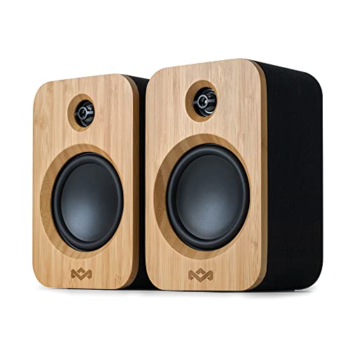 Marley Get Together Duo Bluetooth Lautsprecher Boxen Bambus - Nachhaltig hergestellte Regallautsprecher, PC Lautsprecher, Aktivlautsprecher Netz/25 Std Akku, High-Definition Verstärker Marley Get Together Duo Bluetooth Lautsprecher Boxen Bambus - Nachhaltig hergestellte Regallautsprecher, PC Lautsprecher, Aktivlautsprecher Netz/25 Std Akku, High-Definition Verstärker von Marley