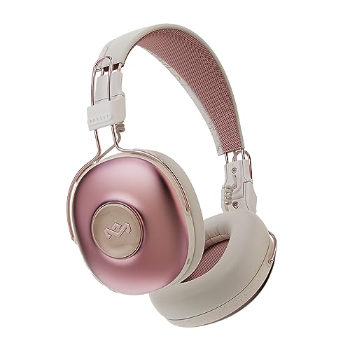 Marley House of Positive Vibration Frequency Over Ear Kopfhörer kabellos - Bluetooth Kopfhörer mit Mikrofon, 34 Std. Spielzeit, Passive Geräuschisolierung, nachhaltige Materialien, Copper Marley House of Positive Vibration Frequency Over Ear Kopfhörer kabellos - Bluetooth Kopfhörer mit Mikrofon, 34 Std. Spielzeit, Passive Geräuschisolierung, nachhaltige Materialien, Copper von Marley
