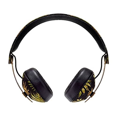 House of Marley Rise BT - Kabellose Bluetooth On-Ear Kopfhörer, Geräuschisolierung, mit Aufbewahrungstasche, Premium Sound 50mm Treiber, integriertes Mikrofon, USB-Ladung, 10 Std. Akkulaufzeit - Palm von Marley