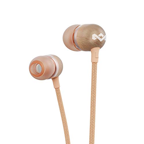 House of Marley Smile Jamaika Wireless 2 In-Ear-Kopfhörer - Geräuschisolierende Bluetooth-Kopfhörer, 9 Stunden Spielzeit, Schnellladegerät, IPX-4 wasserdicht, Mikrofon, FSC-zertifiziertes Holz von Marley