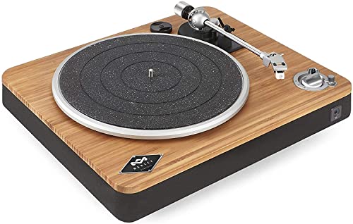 House of Marley Stir It Up Wireless Bluetooth Plattenspieler Bambus - Nachhaltig gefertigter Vinyl Player mit Vorverstärker, Schallplattenspieler mit Riemenantrieb von Marley