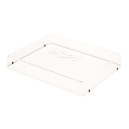 House of Marley Turntable Dust Cover - Abdeckung für Plattenspieler aus recyceltem Kunststoff, kompatibel mit Stir It Up & Simmer Down Vinyl Player, Staubschutz für Plattenspieler, Transparent House of Marley Turntable Dust Cover - Abdeckung für Plattenspieler aus recyceltem Kunststoff, kompatibel mit Stir It Up & Simmer Down Vinyl Player, Staubschutz für Plattenspieler, Transparent von Marley