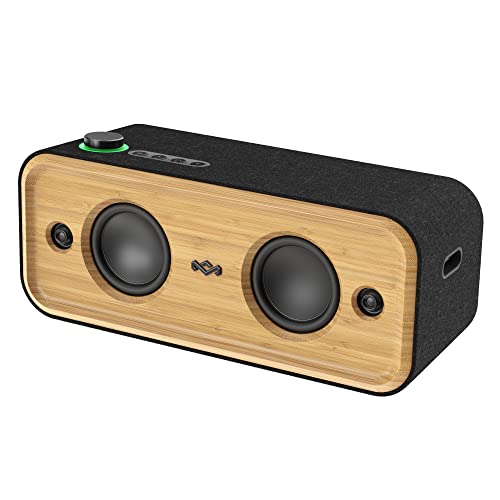 Marley House of Get Together 2 XL Bluetooth Lautsprecher | Tragbare Bluetooth Box mit 60W Leistung, Bluetooth 5.0, 30m Reichweite & 20h Spielzeit | Bluetooth Speaker groß aus nachhaltigen Materialien von Marley