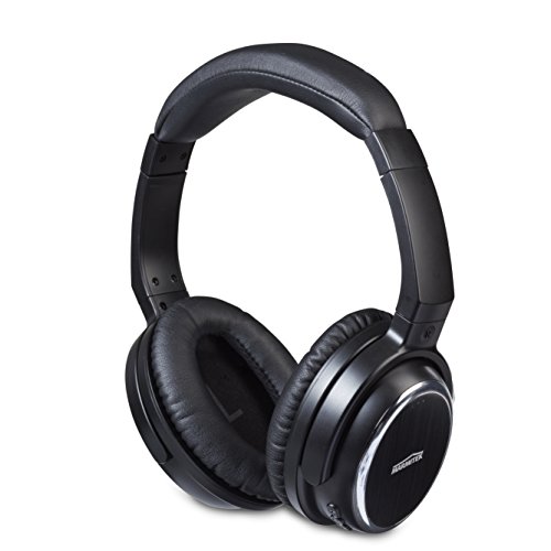 Bluetooth Kopfhörer - Marmitek BoomBoom 577 - aptX Low Latency - AAC - Over Ear - Eingebautes Mikrofon kompatibel Metalldetektor Minelab Equinox Vanquish, Schwarz von Marmitek