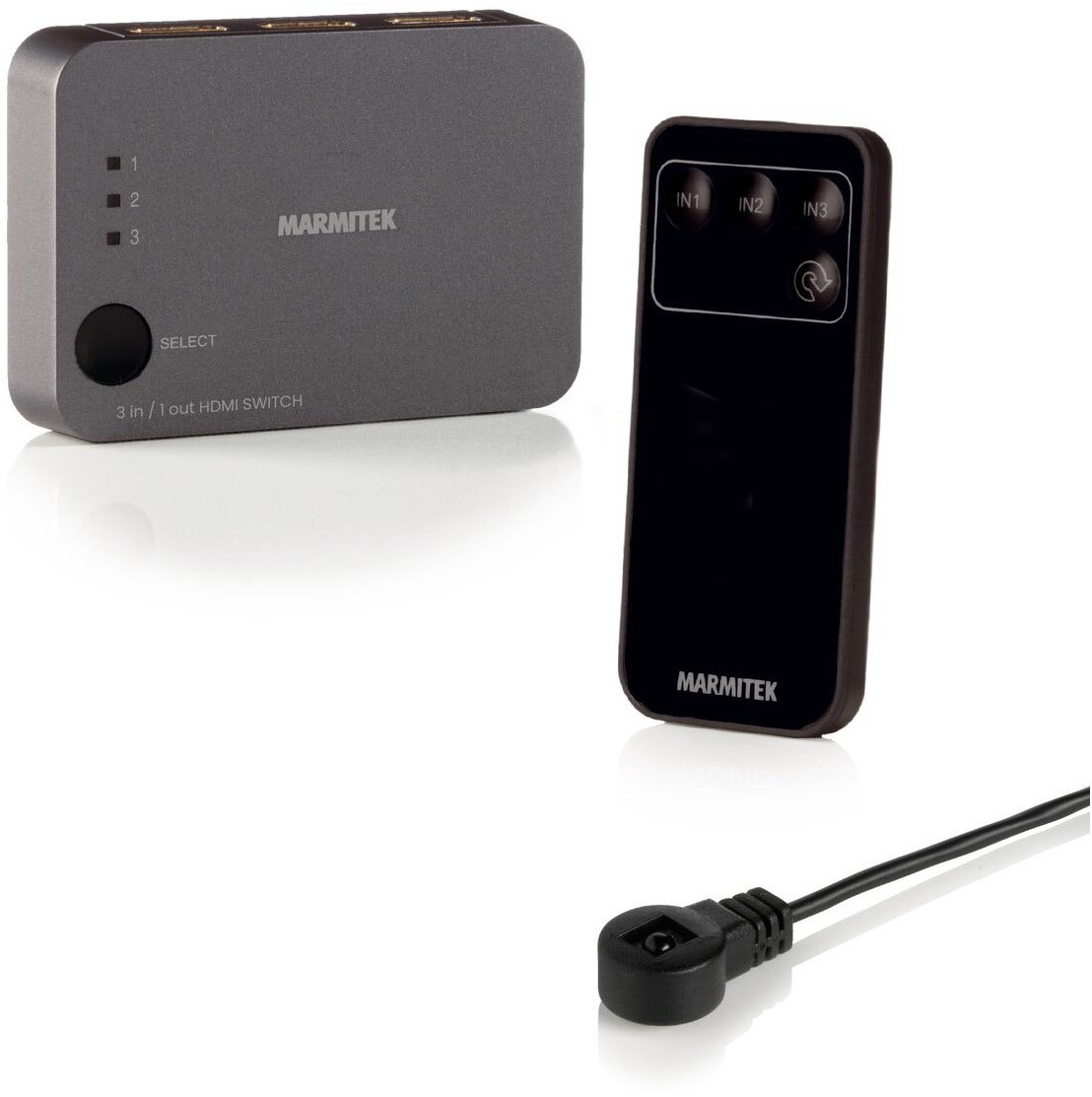 Connect 310 UHD 2.0 HDMI-Verteiler anthrazit Connect 310 UHD 2.0 HDMI-Verteiler anthrazit von Marmitek