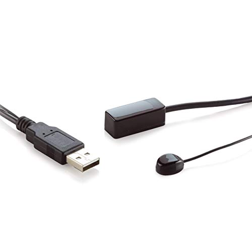 IR 8213 Extender - Marmitek IR100USB - IR Blaster - Steuergeräte hinter dem Fernseher mit Ihrer eigenen Fernbedienung - Stellen Sie AV-Geräte außer Sichtweite - Speisung über USB TV-Ausgang von Marmitek