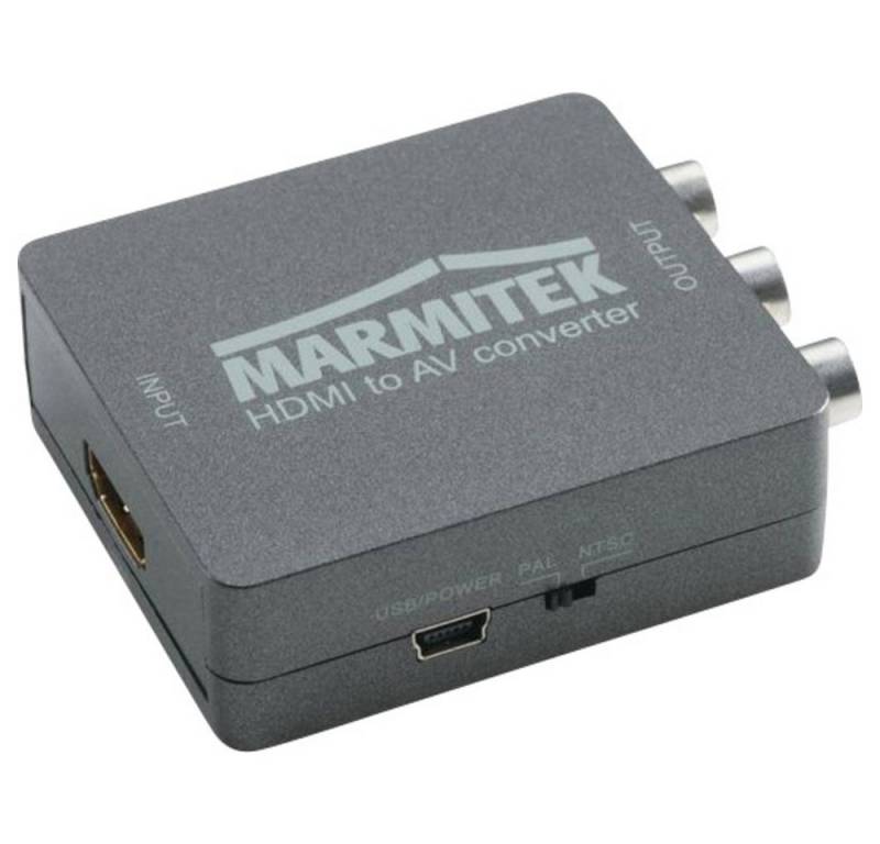 Marmitek AV Konverter [HDMI - Composite Cinch, SCART] 1080 x 720 Pixel Marmitek Audio-Adapter von Marmitek