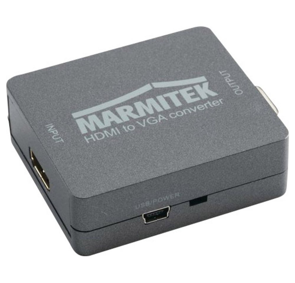 Marmitek AV Konverter [HDMI - VGA, Klinke] 1920 x 1080 Pixel Marmitek Connect H Audio-Adapter von Marmitek