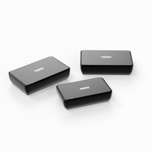 Marmitek Audio Transmitter für Lautsprecher - Marmitek Speaker Anywhere 750 - Drahtlose Audiosender - Wireless Speaker Connection - Connect Two HiFi Loudspeakers - 1 Sender / 2 Empfänger (50W RMS) von Marmitek