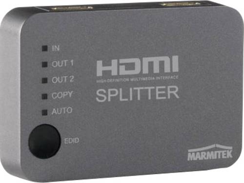 Marmitek Split 312 2 Port HDMI-Splitter 3D-Wiedergabe möglich 3840 x 2160 Pixel Silber Marmitek Split 312 2 Port HDMI-Splitter 3D-Wiedergabe möglich 3840 x 2160 Pixel Silber von Marmitek