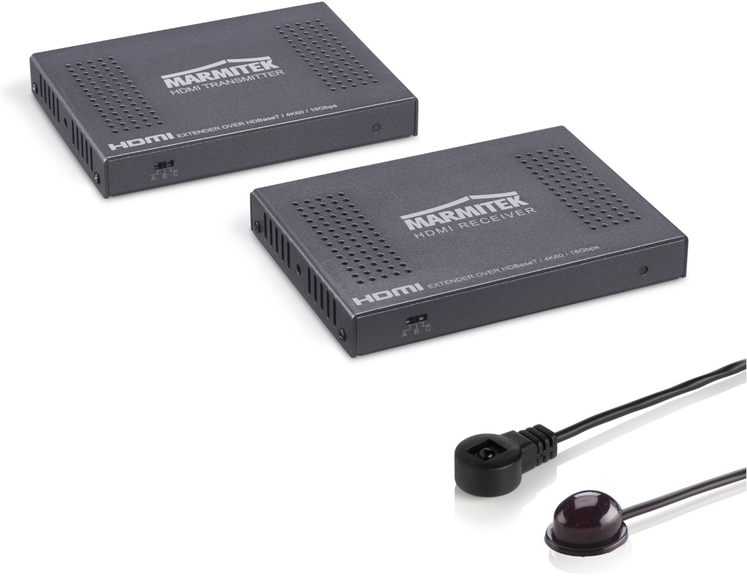 MegaView 241 UHD 2.0 HDMI-Extender anthrazit MegaView 241 UHD 2.0 HDMI-Extender anthrazit von Marmitek