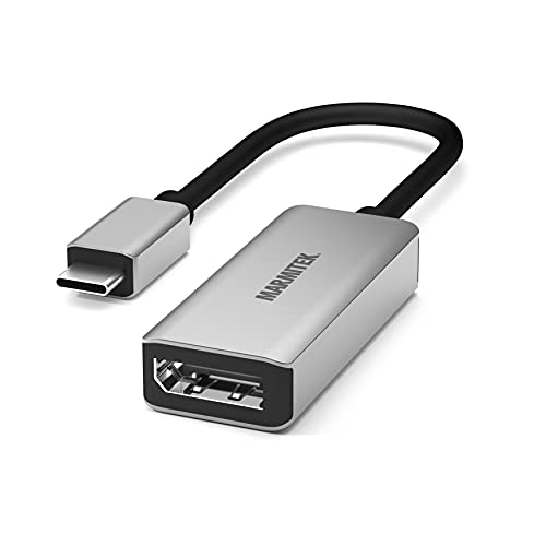 USB C auf Display Port Adapter Kabel - Marmitek UP22 - Thunderbolt 3 verbinden zu Displayport - Schliessen Sie Ihre MacBook/Chromebook auf EIN Projektor oder Bildschirm an - USBC Wandler von Marmitek