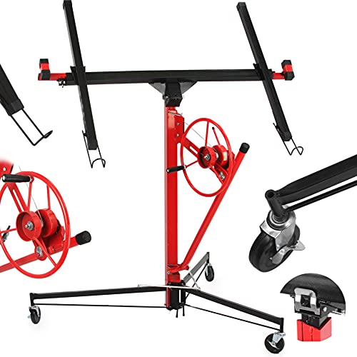 Plattenheber für Gipskartonplatten, telexkopisch, Höhe 3,35 m, max. Gewicht 68 kg, Wagen von Mar-Pol