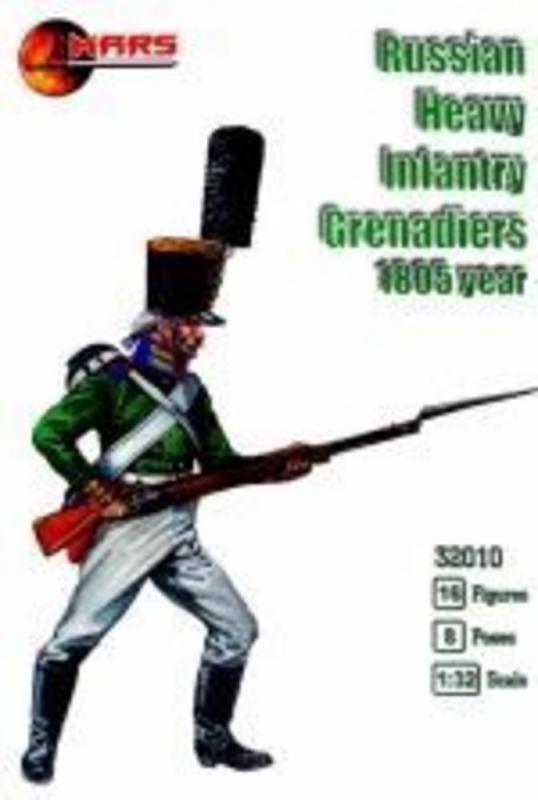 Russian heavy infantry grenadiers,1805 von Mars Figures