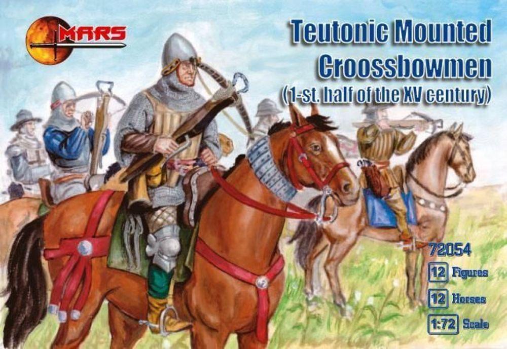 Teutonic mounted crossbowmen, 1st h/XV von Mars Figures