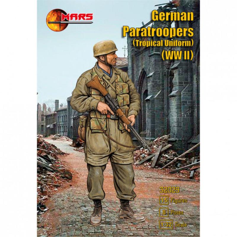 WWII German Paratroopers (Tropical Uniform) von Mars Figures