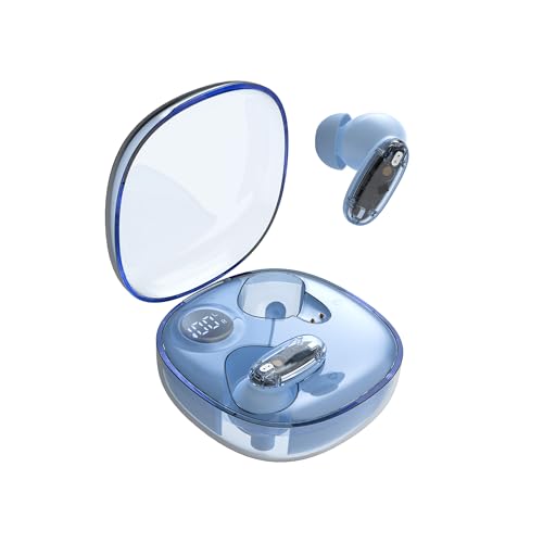 MARS GAMING MHIB2, Bluetooth 5.4 Kopfhörer, Immersiver Klang, Ergonomisches Halbtransparentes und Ultrakompaktes Design, 24 Stunden Wiedergabe, Kabellose Ohrhörer mit Etui und LED-Anzeige, Blau MARS GAMING MHIB2, Bluetooth 5.4 Kopfhörer, Immersiver Klang, Ergonomisches Halbtransparentes und Ultrakompaktes Design, 24 Stunden Wiedergabe, Kabellose Ohrhörer mit Etui und LED-Anzeige, Blau von Mars Gaming