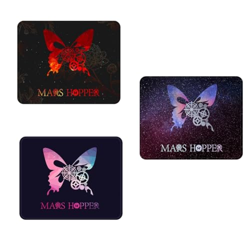 Kreatives Mauspad-Set mit Schmetterling-Motiv, 3-teiliges Set von MarsHopper