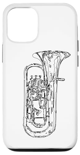 Euphonium Skizze Blasmusiker Marschkapelle Euphoniumspieler Hülle für iPhone 12/12 Pro Euphonium Skizze Blasmusiker Marschkapelle Euphoniumspieler Hülle für iPhone 12/12 Pro von Marschkapellen Geschenke für Blasmusiker